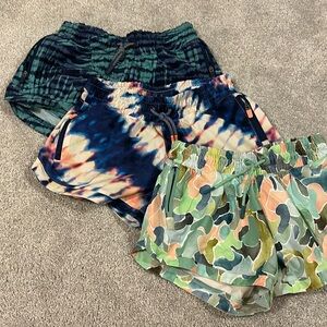 Lot of 3 Athleta Girl Shorts size small / 7